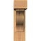 Ekena Millwork Funston Block Smooth Bracket w/ Offset Brace, Western Red Cedar, 5 1/2"W x 18"D x 18"H BKT0604X18X18FST05SWR - alternate 3